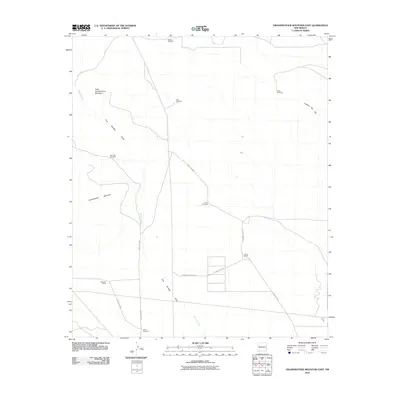 2010 Map of Grandmother Mountain East, 2010 Print