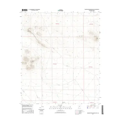 2017 Map of Grandmother Mountain East, 2017 Print