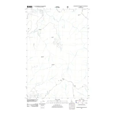2011 Map of Grandmother Mountain, 2011 Print