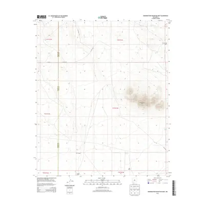 2013 Map of Grandmother Mountain West, 2013 Print
