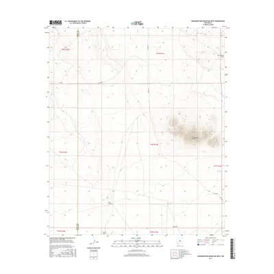 2017 Map of Grandmother Mountain West, 2017 Print