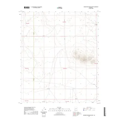 2020 Map of Grandmother Mountain West, 2020 Print