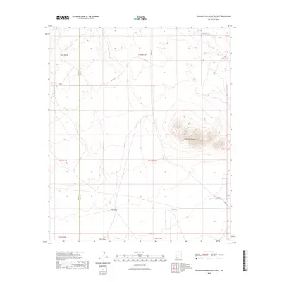 2023 Map of Grandmother Mountain West, 2023 Print