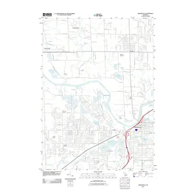 2011 Map of Grandville, 2011 Print