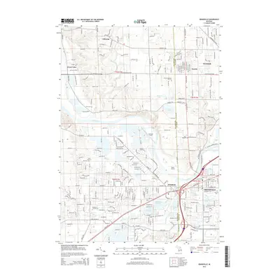 2014 Map of Grandville, 2014 Print