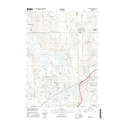 2017 Map of Grandville, 2017 Print