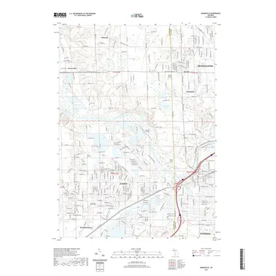 2019 Map of Grandville, 2019 Print