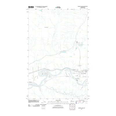 2011 Map of Grandy Lake, 2011 Print