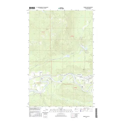 2017 Map of Grandy Lake, 2017 Print