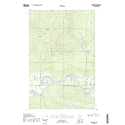 2020 Map of Grandy Lake, 2020 Print