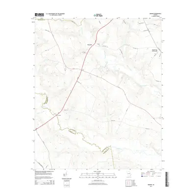 2014 Map of Grange, 2014 Print