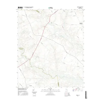2017 Map of Grange, 2017 Print