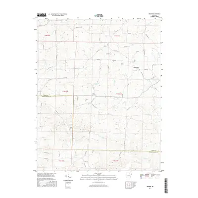 2017 Map of Grange, 2017 Print