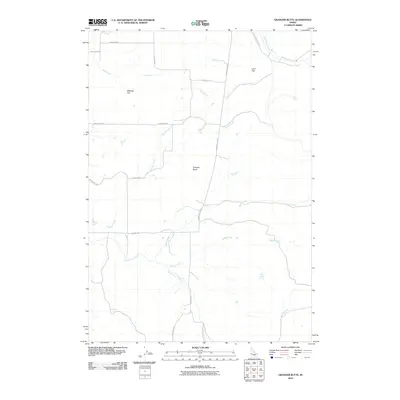 2010 Map of Granger Butte, 2010 Print