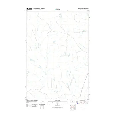 2012 Map of Granger Creek, 2012 Print