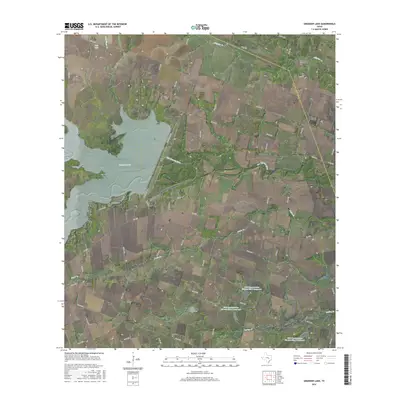 2016 Map of Granger Lake, 2016 Print