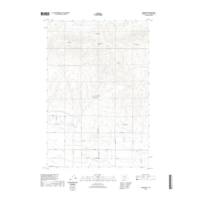 2020 Map of Granger NE, 2020 Print