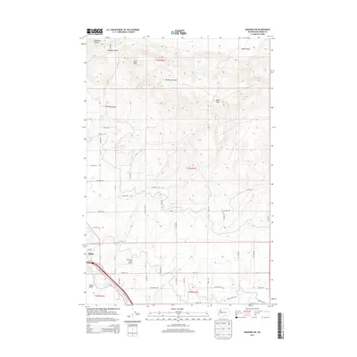 2013 Map of Granger NW, 2013 Print
