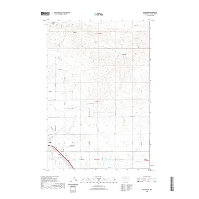 2020 Map of Granger NW, 2020 Print