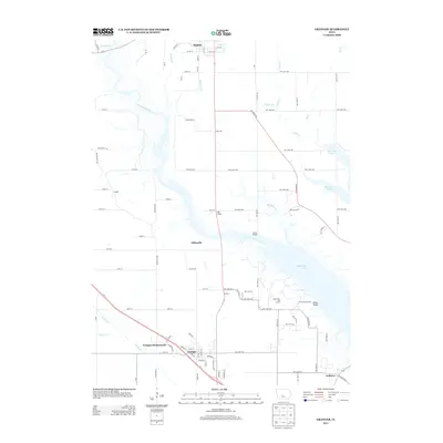 2013 Map of Granger, 2013 Print