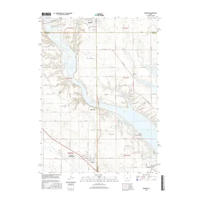2015 Map of Granger, 2015 Print