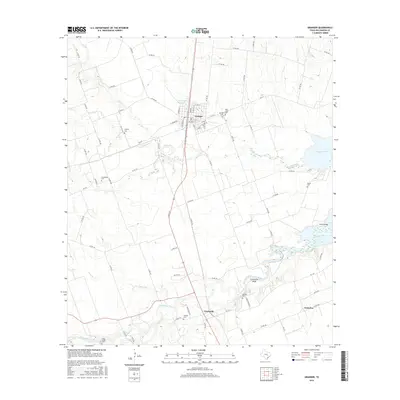 2016 Map of Granger, 2016 Print