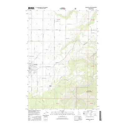 2017 Map of Grangeville East, 2017 Print