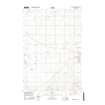 2017 Map of Grangeville West, 2017 Print
