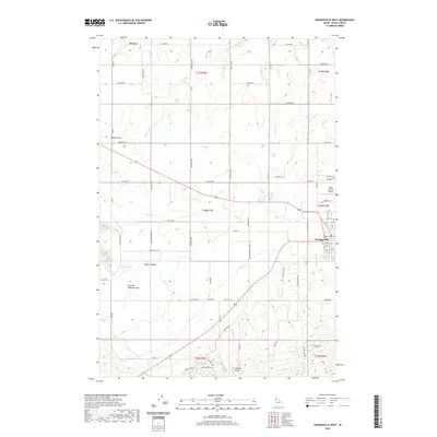 2020 Map of Grangeville West, 2020 Print