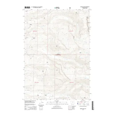 2015 Map of Granite Basin, 2015 Print