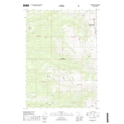 2017 Map of Granite Basin, 2017 Print