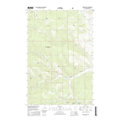 2017 Map of Granite Butte, 2017 Print