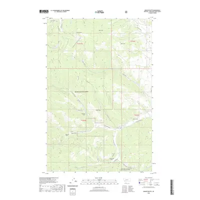 2020 Map of Granite Butte, 2020 Print