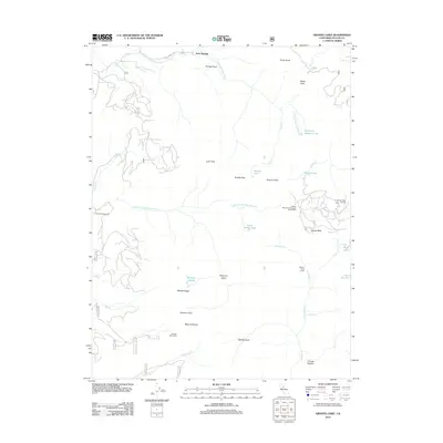 2012 Map of Granite Chief, 2012 Print