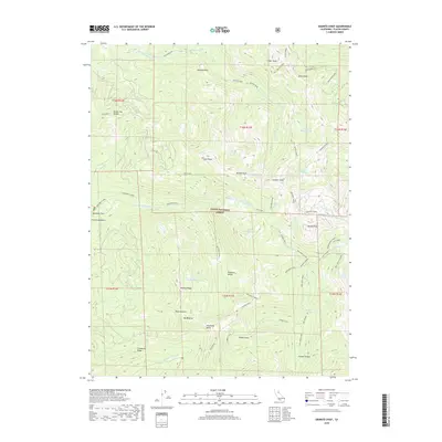 2018 Map of Granite Chief, 2018 Print