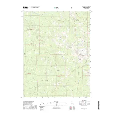 2022 Map of Granite Chief, 2022 Print