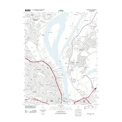 2012 Map of Granite City, 2012 Print