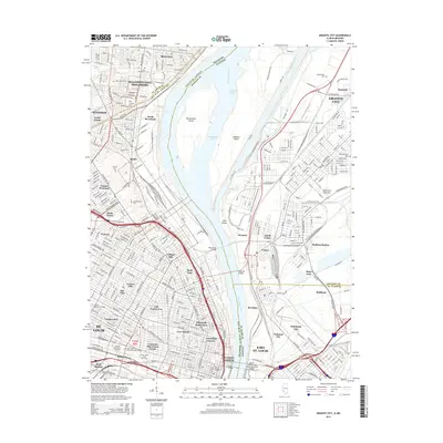 2015 Map of Granite City, 2015 Print