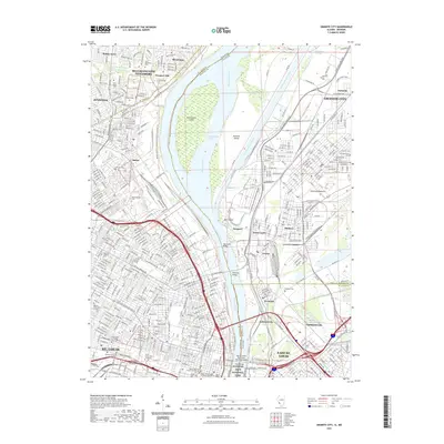 2021 Map of Granite City, 2021 Print