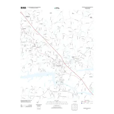 2013 Map of Granite Falls, 2013 Print