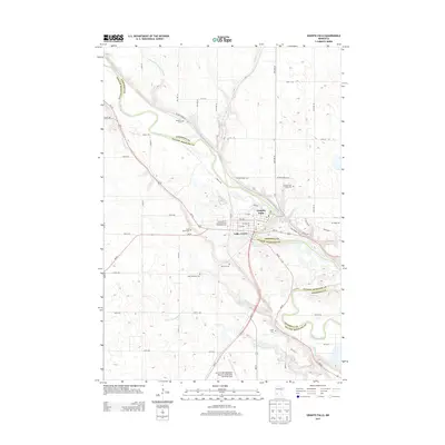 2013 Map of Granite Falls, 2013 Print