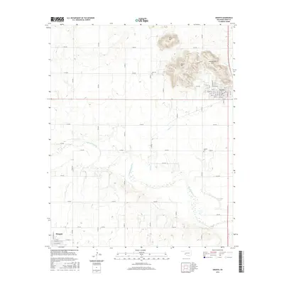 2016 Map of Granite, 2016 Print