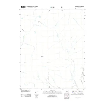 2011 Map of Granite Lake, 2011 Print