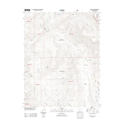 2013 Map of Granite Lake, 2013 Print