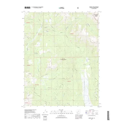 2019 Map of Granite Lake, 2019 Print