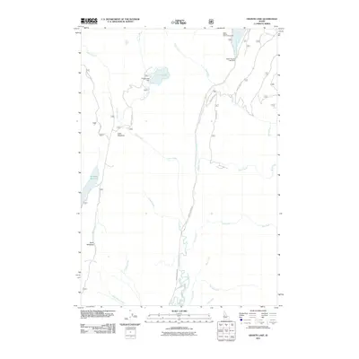 2011 Map of Granite Lake, 2011 Print