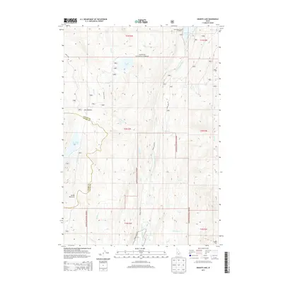 2013 Map of Granite Lake, 2013 Print