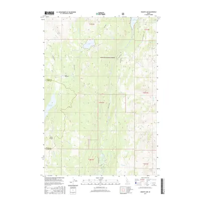2017 Map of Granite Lake, 2017 Print