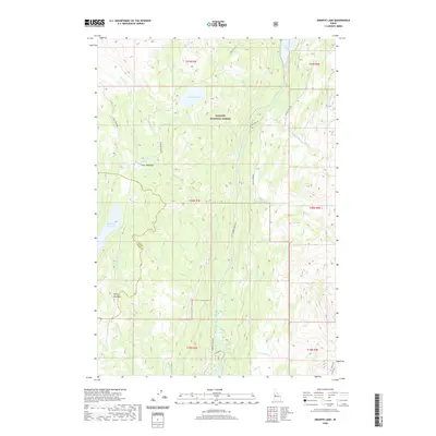 2020 Map of Granite Lake, 2020 Print