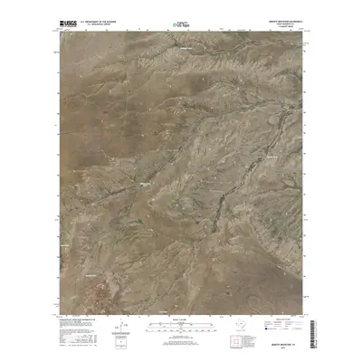 2016 Map of Granite Mountain, 2016 Print